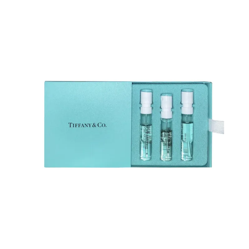 Tiffany & Co. Prøvesæt med spray: EDP til hende 1.2ml + Rose Gold EDP 1.5ml + Rose Gold Intense 1.5ml